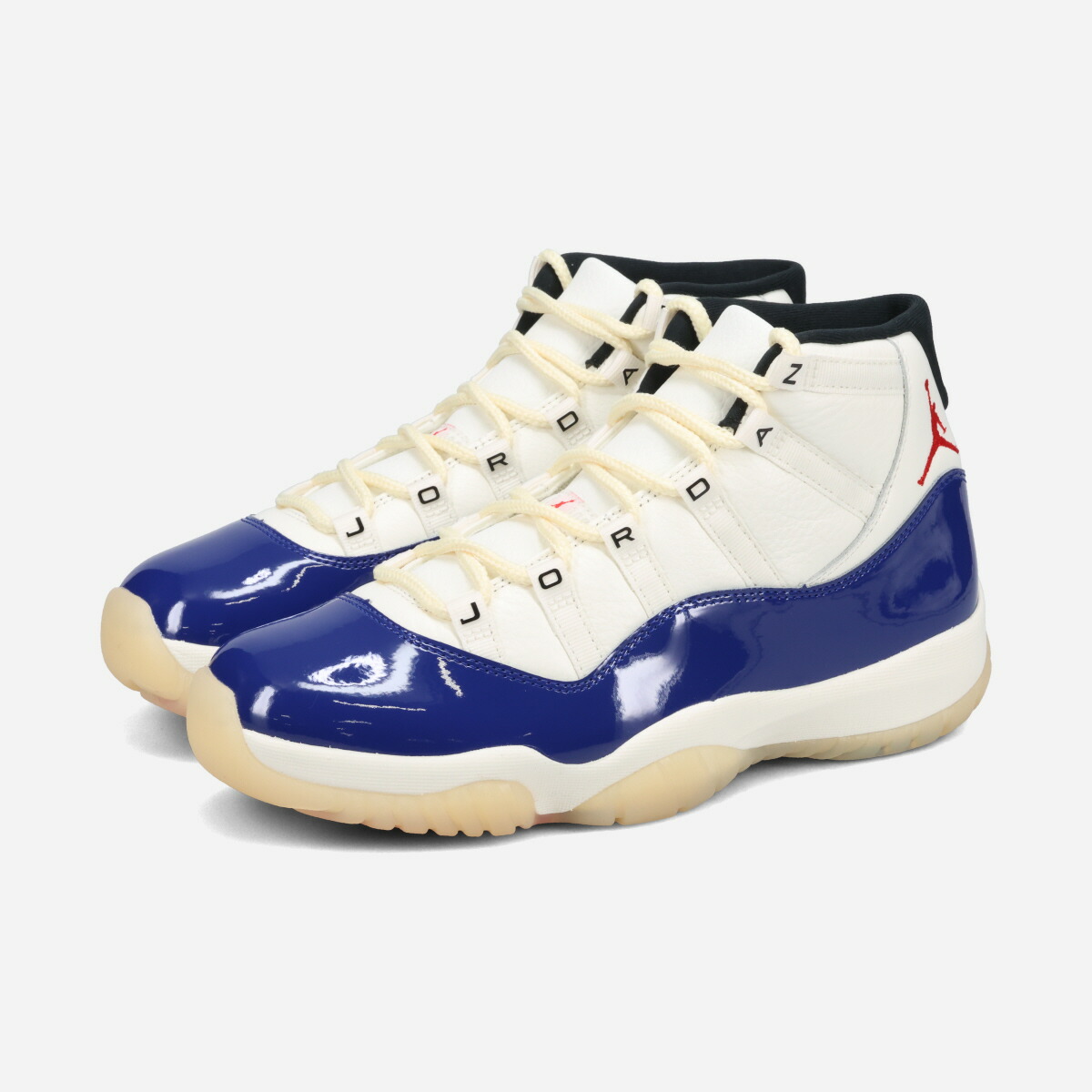 NIKE AIR JORDAN 11 RETRO -RARE AIR- ナイキ エア ジョーダン 11 レトロ -レア エア- メンズ スニーカー ハイカット DEEP ROYAL BLUE/FIRE RED/SAIL/BLACK/MUSLIN ホワイト IH0296-400