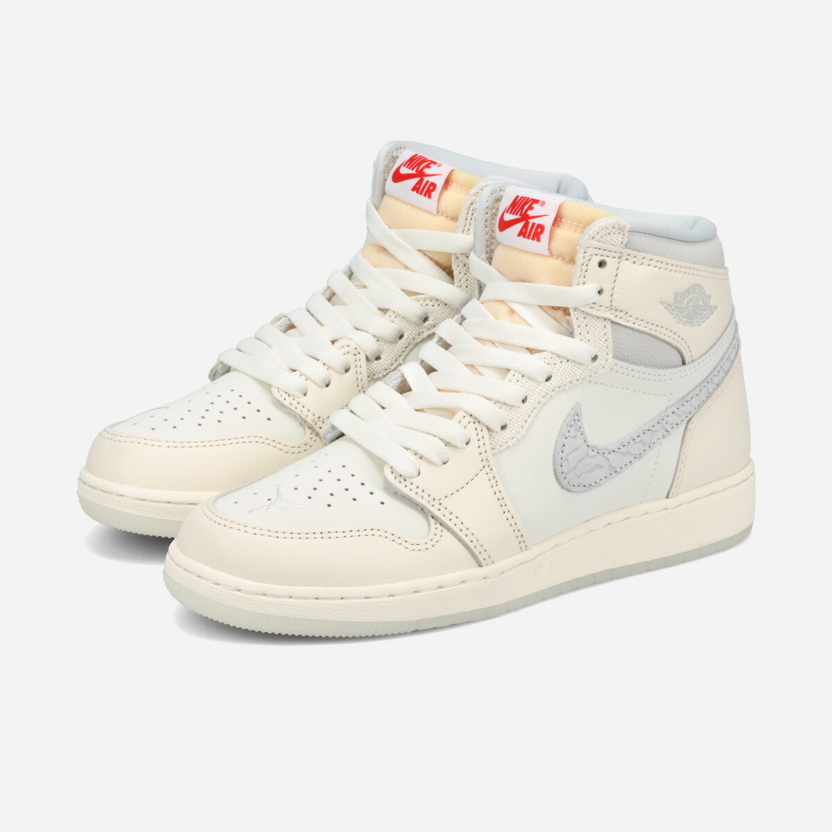 楽天市場】NIKE WMNS AIR JORDAN 1 RETRO HI OG praline/white-sail