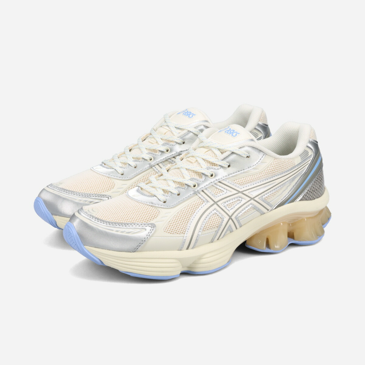 ASICS SPORTSTYLE GEL-KINETIC FLUENT アシックス スポーツスタイル ゲル キネティック フルエント メンズ スニーカー ローカット CREAM/CREAM ベージュ 1203A591-103