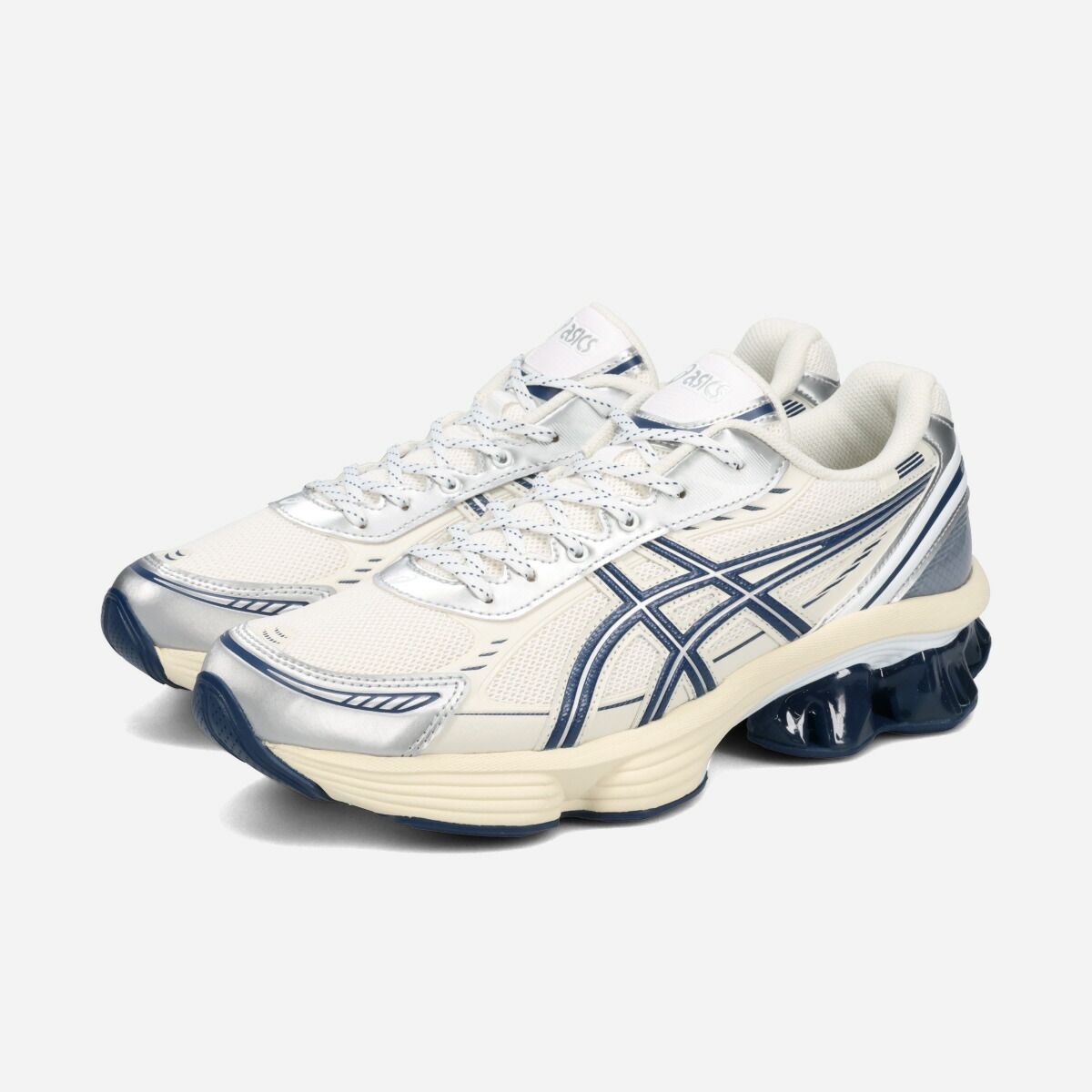 ASICS SPORTSTYLE GEL-KINETIC FLUENT アシックス スポーツスタイル ゲル キネティック フルエント メンズ スニーカー ローカット WHITE/INDEPENDENCE BLUE ホワイト 1203A591-104