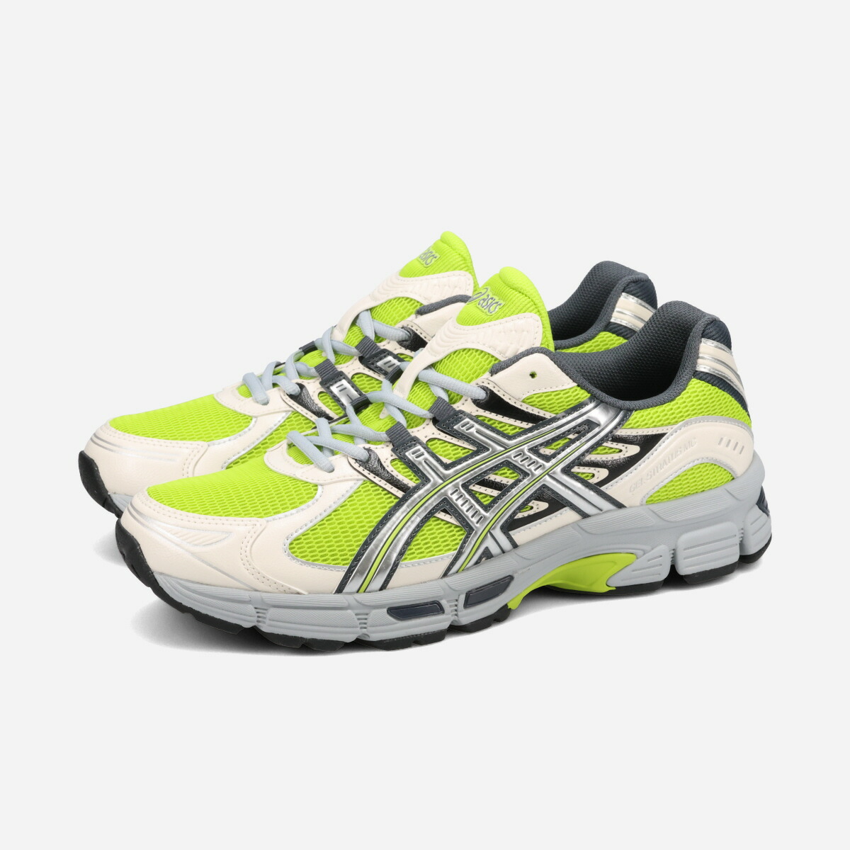ASICS SPORTSTYLE GEL-STRATUS MC アシックス スポーツスタイル ゲル ストラタス MC メンズ スニーカー ローカット LIME ZEST/PURE SILVER イエロー 1203B219-300｜KICKS LAB. 店