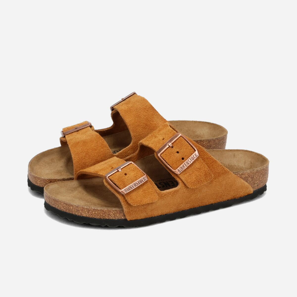 BIRKENSTOCK ARIZONA SUEDE LEATHER 【NARROW】 ビルケンシュトック アリゾナ スエードレザー ナローフィット レディース サンダル MINK ブラウン BKS-1027162|KICKS LAB. 店