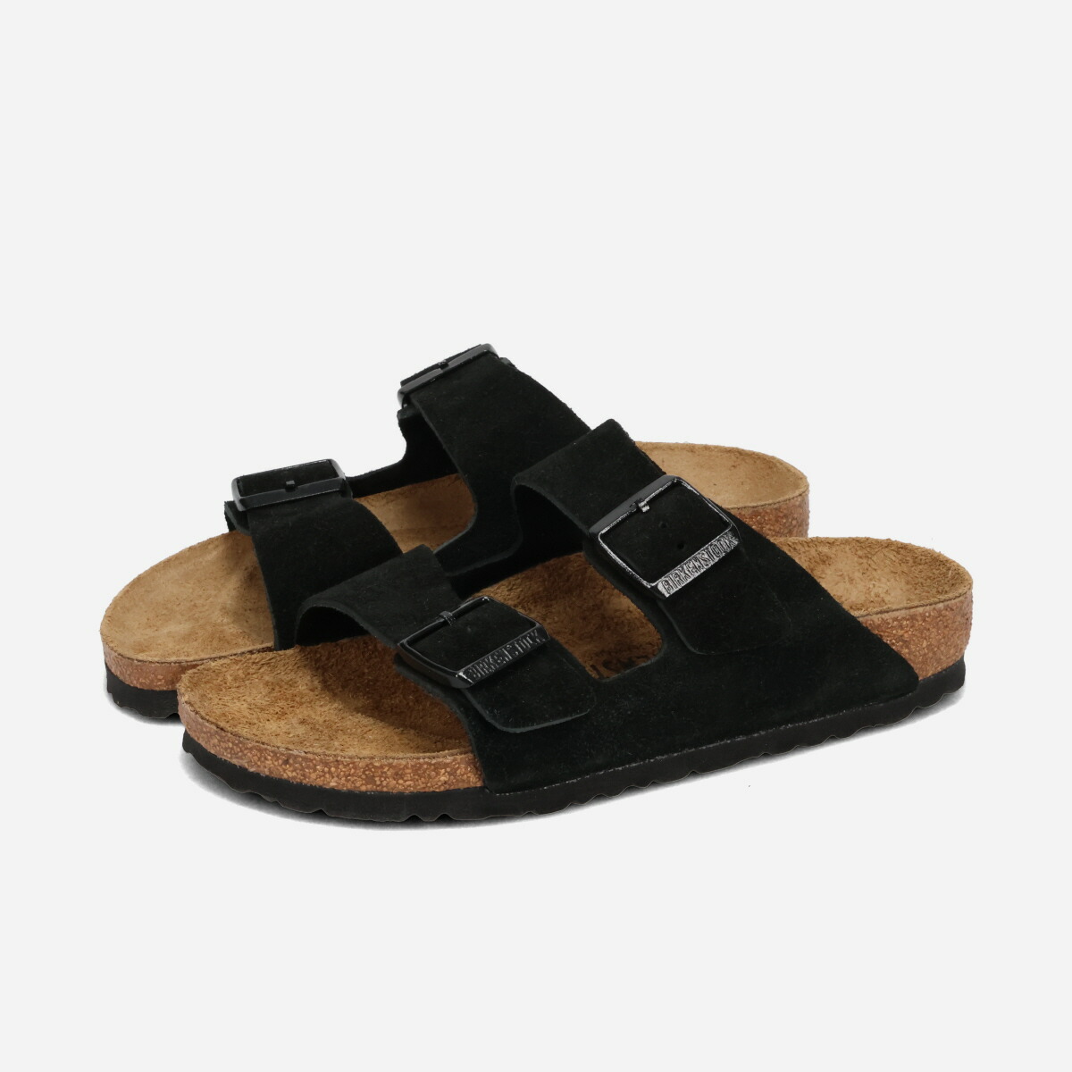 BIRKENSTOCK ARIZONA SUEDE LEATHER 【NARROW】 ビルケンシュトック アリゾナ スエードレザー ナローフィット レディース サンダル BLACK ブラック BKS-1027164
