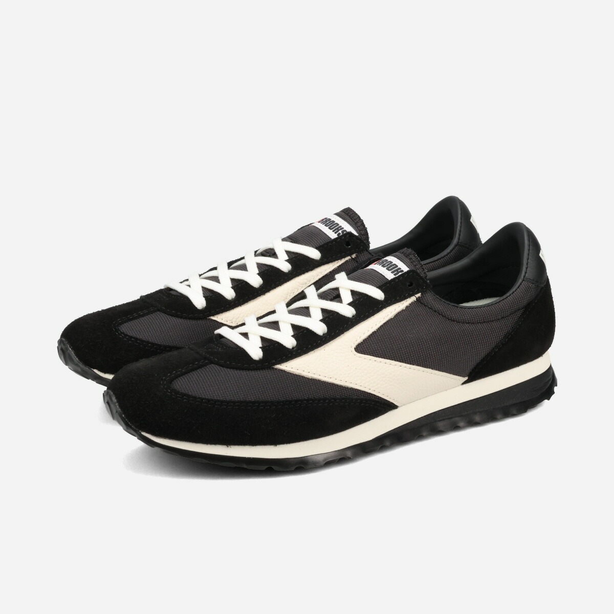 BROOKS VANGUARD ブルックス バンガード メンズ スニーカー ローカット BLACK/COCONUT MILK ブラック 1000591D020|KICKS LAB. 店