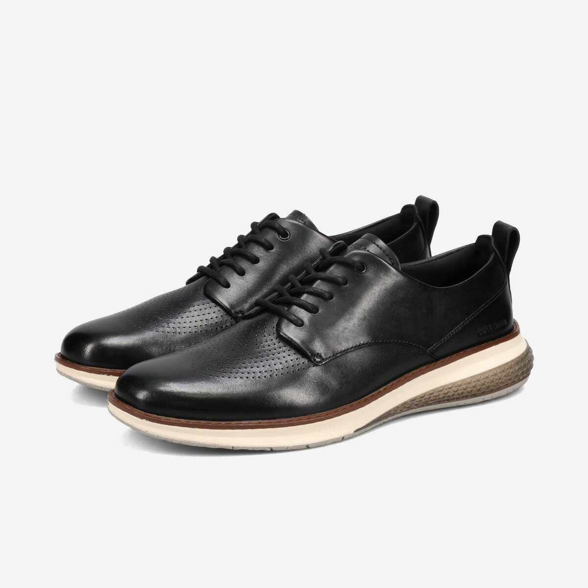 【50%OFF】 COLE HAAN OG ENERGYWEAVE PLAIN TOE OXFORDS コールハーン オリジナルグランド エナジーウィーヴ プレーントゥ オックスフォード メンズ スニーカー ローカット BLACK/IVORY/PALOMA ブラック C41982