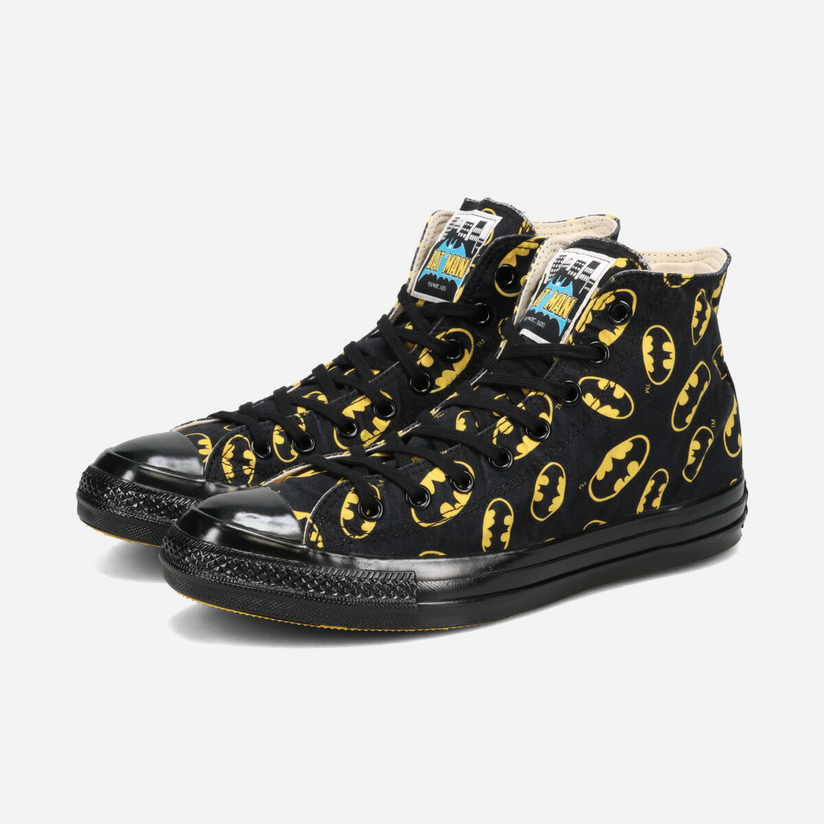 【プライスダウン】 CONVERSE ALL STAR AGED HI / DC コンバース オールスター エイジド HI / DC メンズ レディース スニーカー ハイカット BATMAN ブラック 31314040画像
