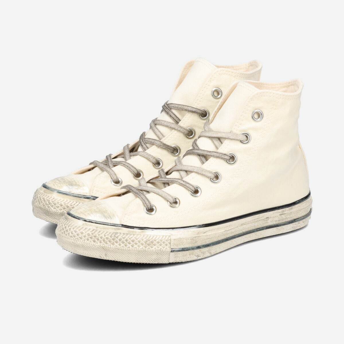 CONVERSE ALL STAR AGED AG HI コンバース オールスター エイジド AG HI メンズ レディース スニーカー ハイカット SNOW WHITE ホワイト 31314081画像