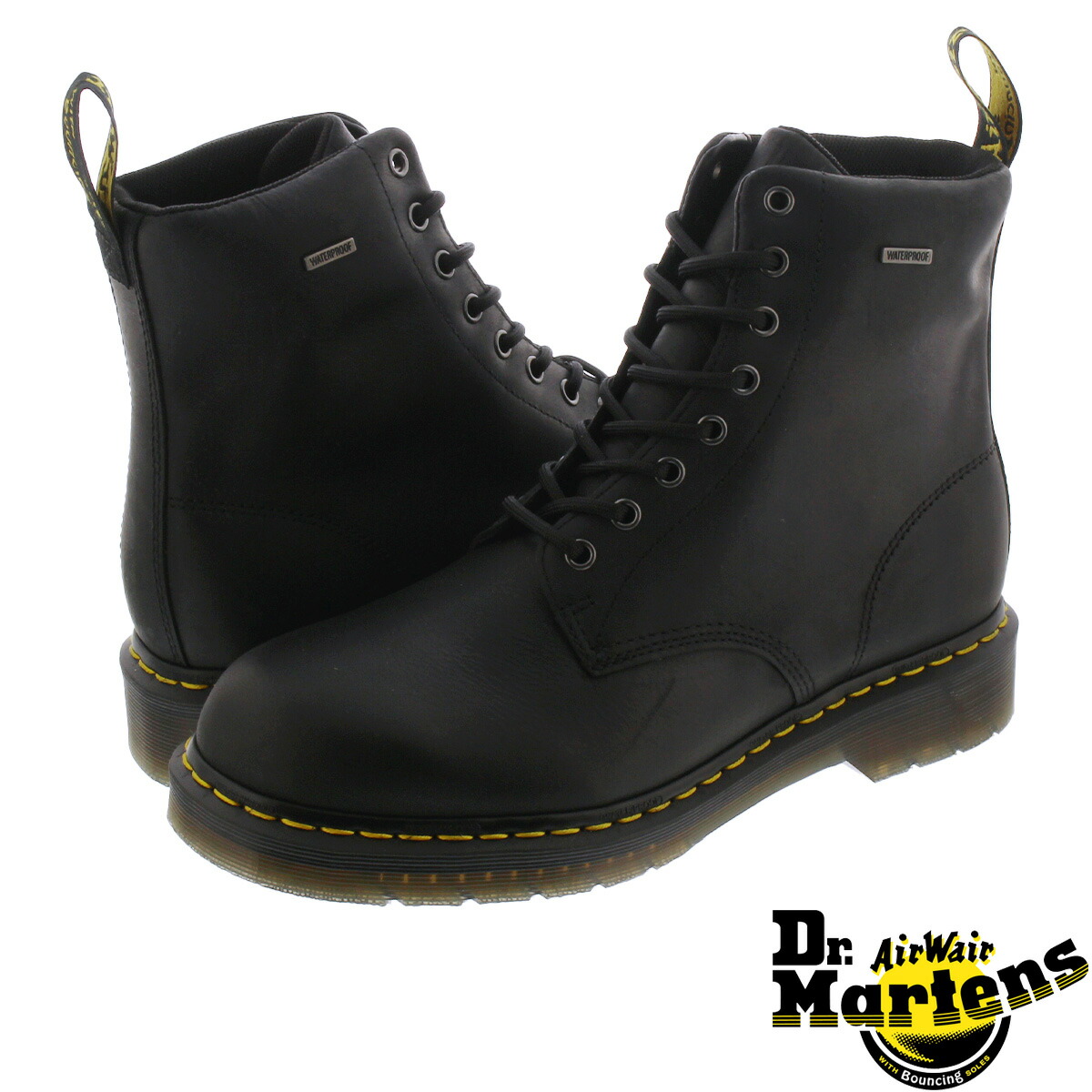 Dr Martens Republic Wp 8eye Boot 1460 R ドクターマーチン リパブリック ウォータプルーフ 8ホール ブーツ Black Hostalbuenosaires Cat