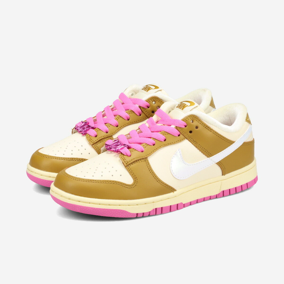 【12,000円均一SALE】 NIKE WMNS DUNK LOW SE 【JUST DO IT】 ナイキ ウィメンズ ダンク ロー SE レディース スニーカー ローカット BRONZINE/COCONUT MILK/PLAYFUL PINK ブラウン FD8683-700|KICKS LAB. 店
