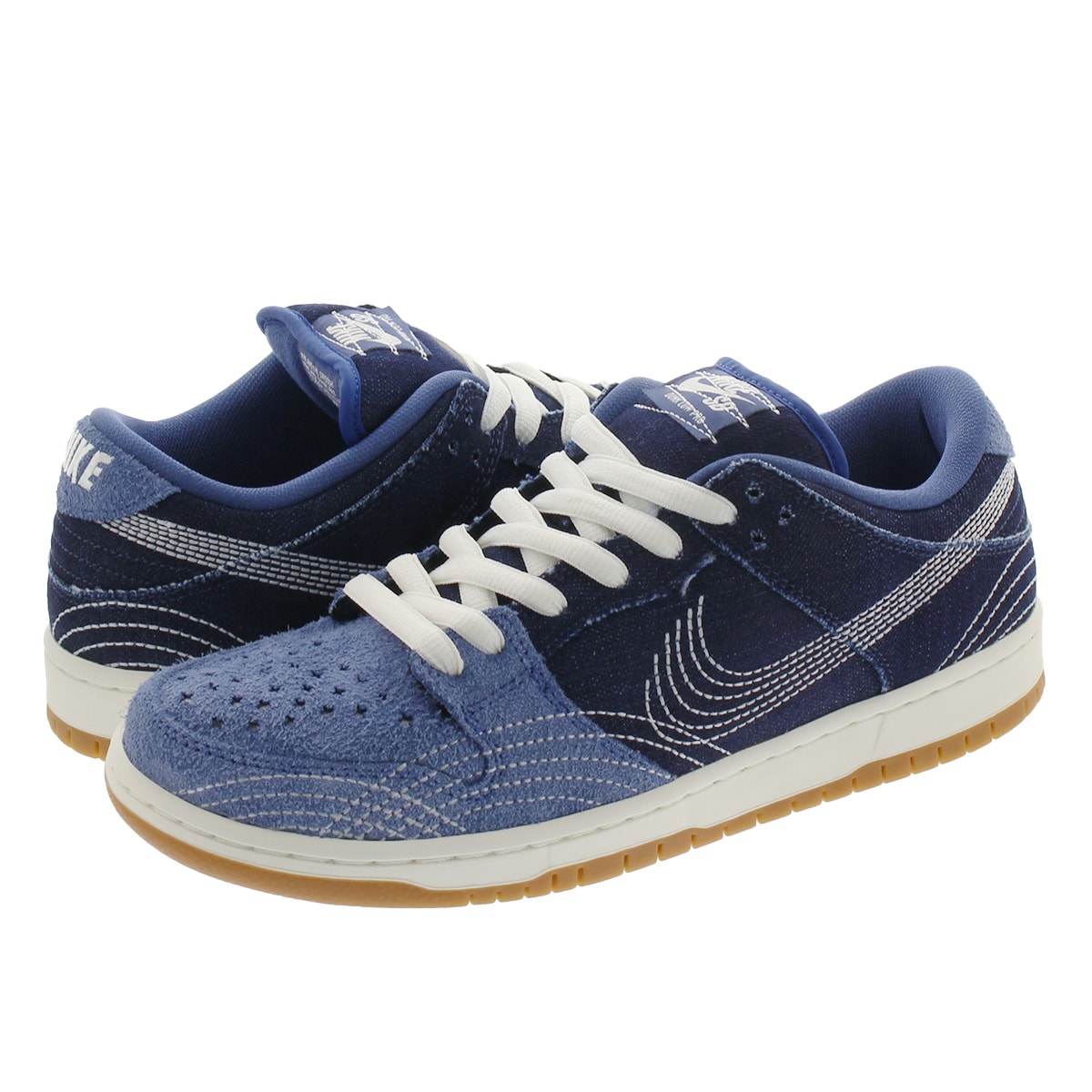 早割クーポン 楽天市場 Nike Sb Dunk Low Pro Prm Sashiko ナイキ Sb ダンク ロー プロ プレミアム Mystic Navy Sail Mystic Navy Gum Light Brown Cv0316 400 Select Shop Lowtex 年最新海外 Www Faan Gov Ng