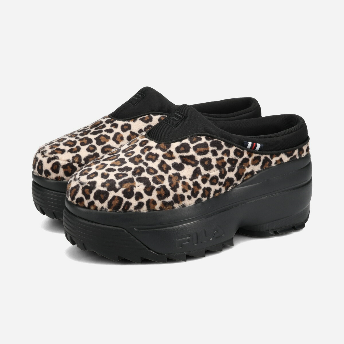 FILA DISRUPTOR WEDGE MOC フィラ ディスラプター ウェッジ モック レディース スニーカー ローカット BLACK マルチカラー FM0102094-015