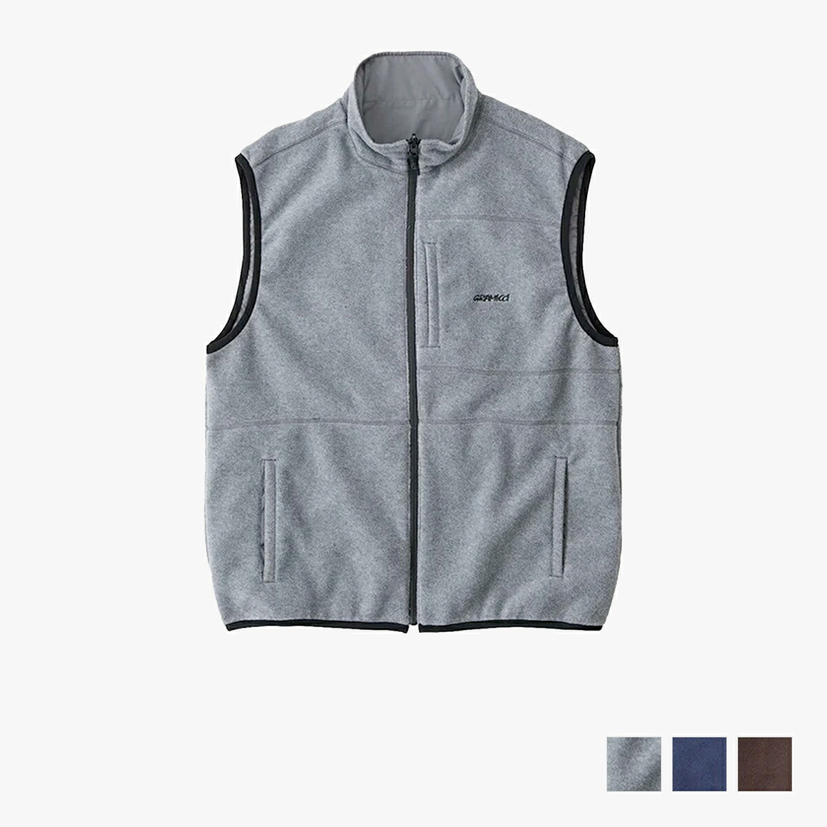 【20%OFF】 GRAMICCI THERMAL FLEECE REVERSIBLE VEST グラミチ サーマル フリース リバーシブル ベスト メンズ レディース アウター ジャケット G5FU-J005