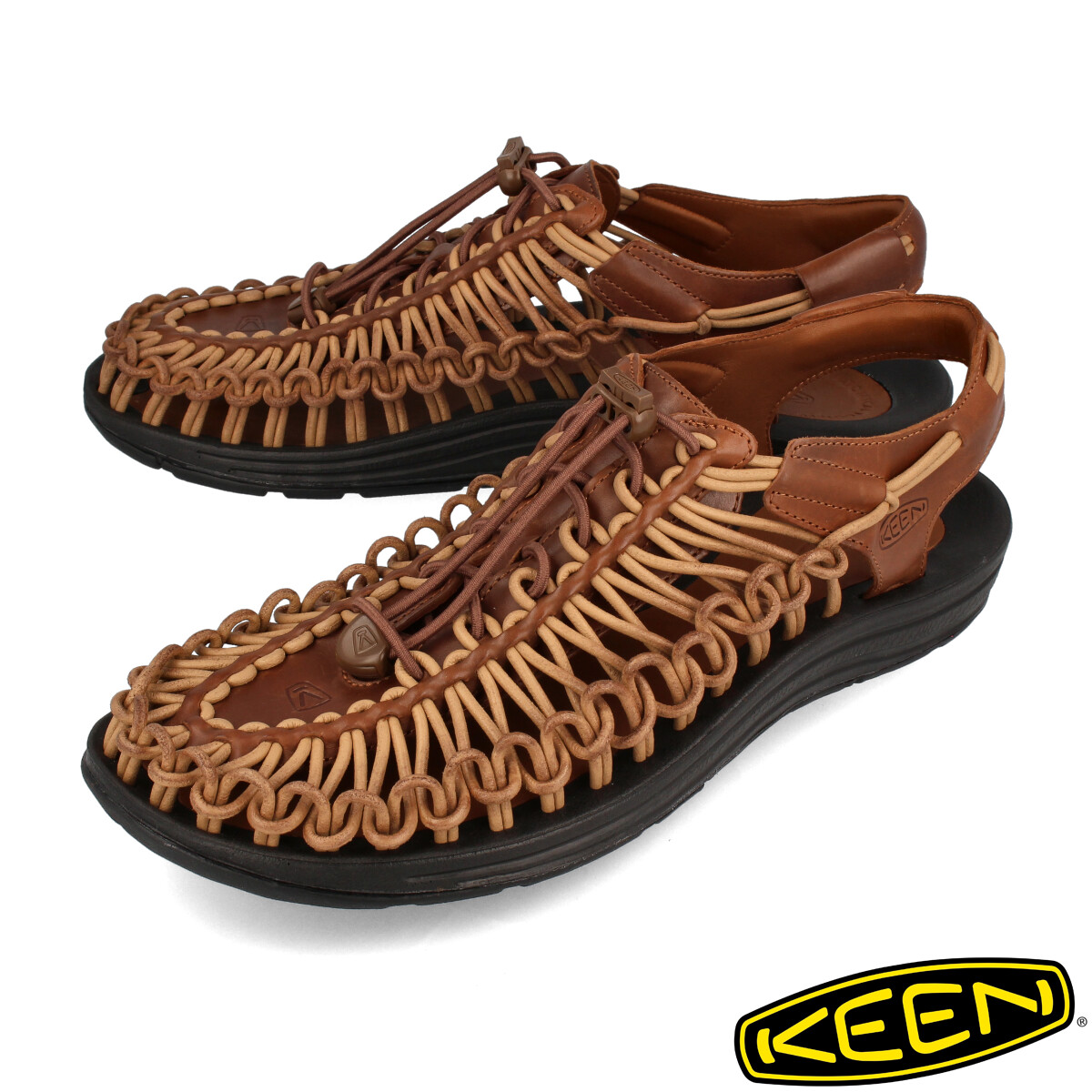 Keen 靴 メンズ靴 キーン アウトドア Men フェス 茶 メンズ 送料無料 靴 Uneek サンダル ブラウン Keen Men Premium Leather メンズ キーン ユニーク プレミアム レザー Brown Select Shop Lowtex