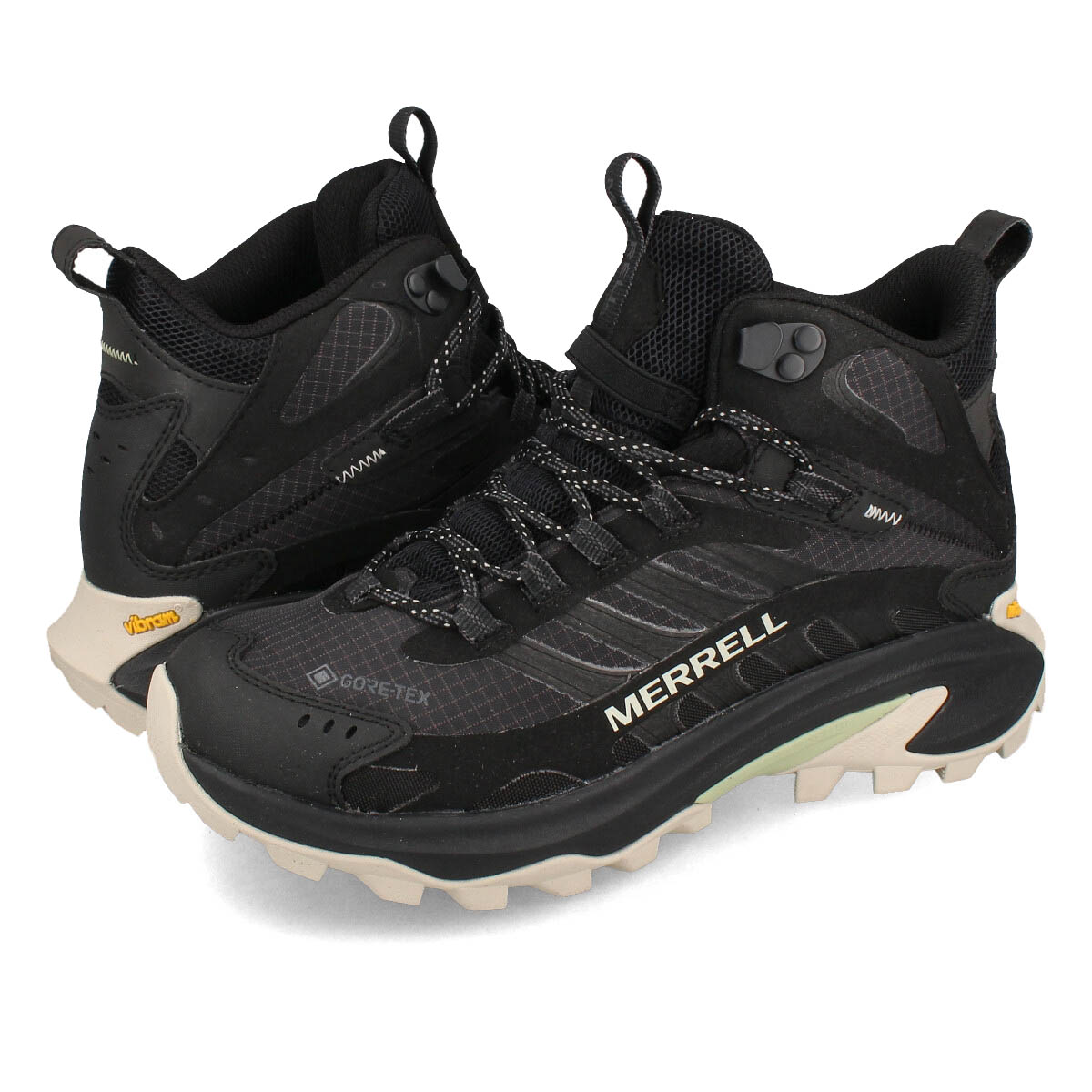 国内配送 MERRELL MOAB SPEED 2 REFLECTIVE GORE-TEX BLACK Merrell Moab Speed 2 Reflective GTX Shoes - Black | Flatspot