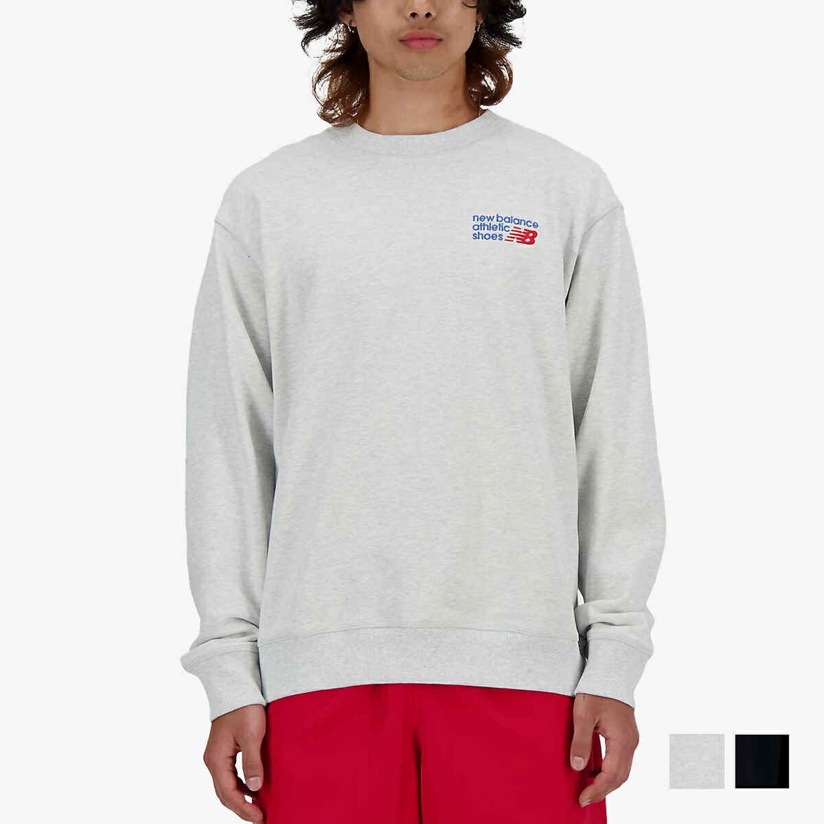 NEW BALANCE ATHLETICS PREMIUM LOGO SWEAT CREW ニューバランス アスレチック プレミアム ロゴ スウェット クルー メンズ レディース トレーナー MT41547