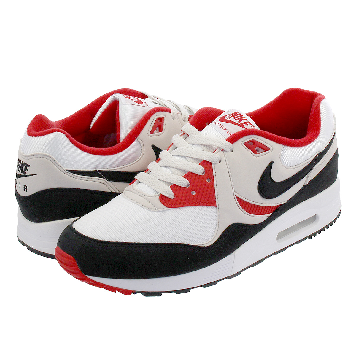 nike air max white red and black