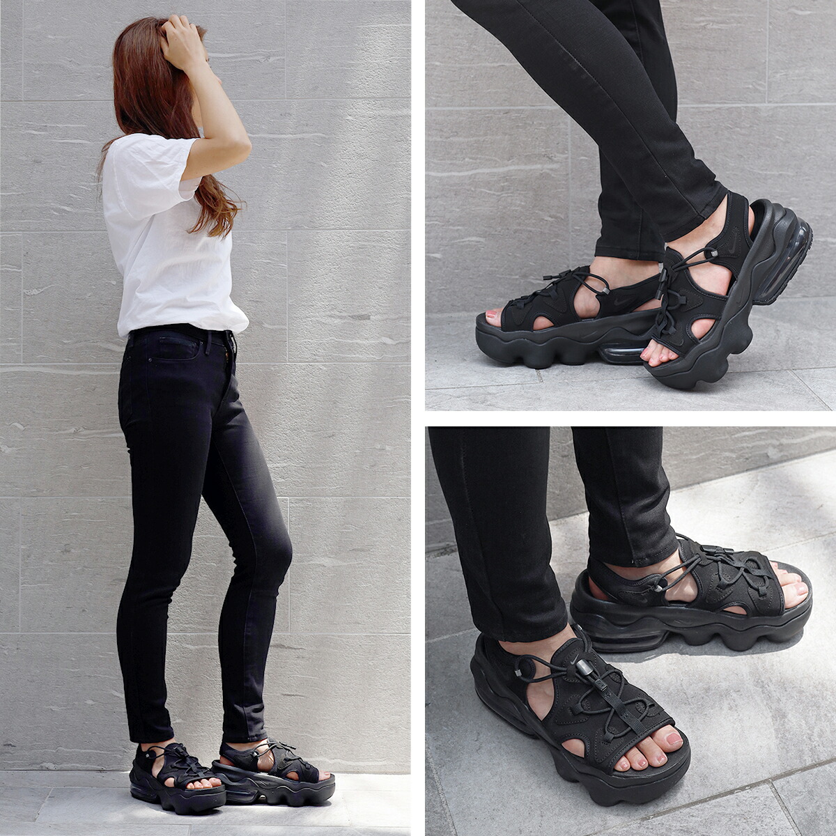 NIKEWMNSAIRMAXKOKOSANDALナイキウィメンズエアマックスココサンダルBLACK/BLACK/ANTHRACITEci8798-003