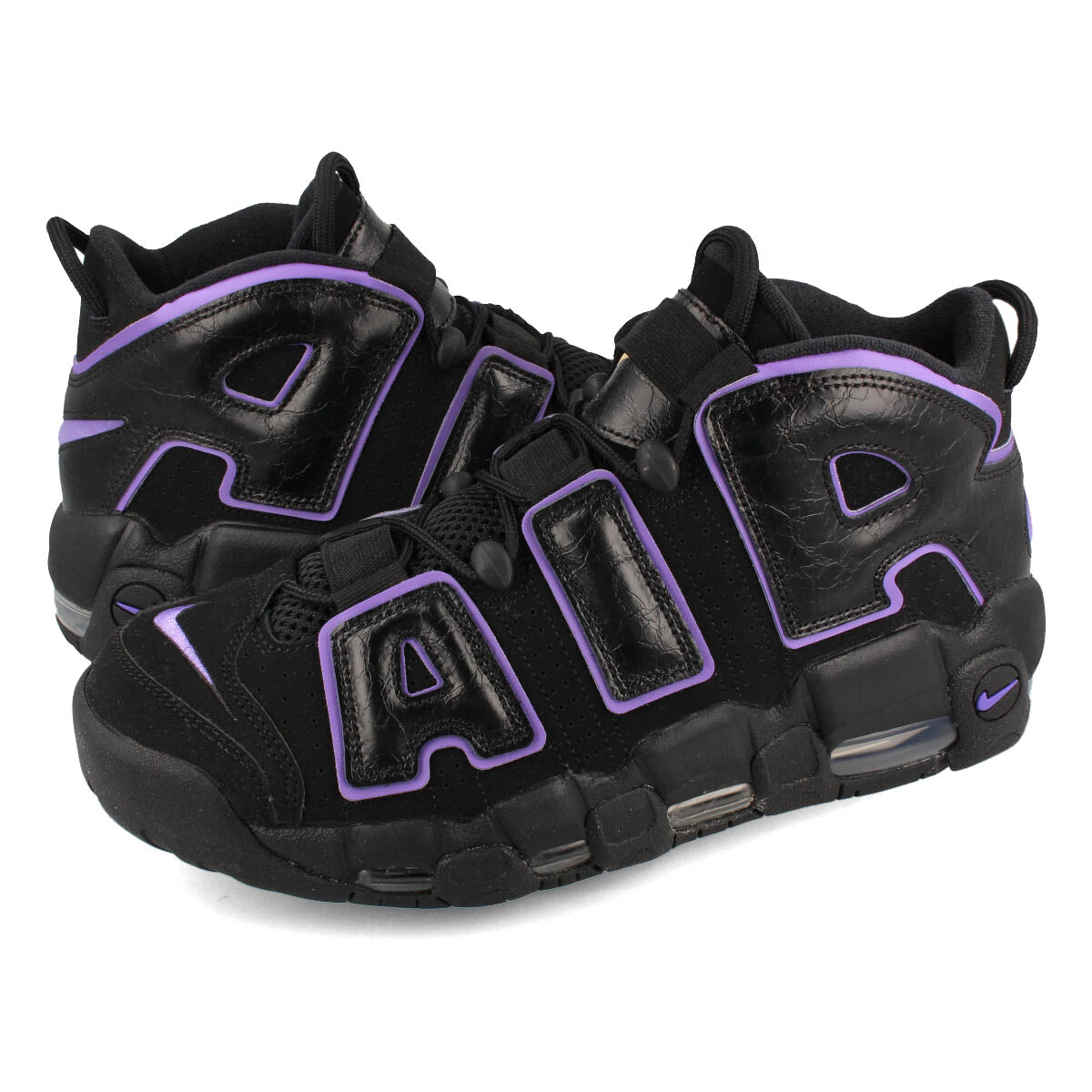 15時迄のご注文で即日発送可 NIKE AIR MORE UPTEMPO ’96 ナイキ エア モア アップ テンポ 96 メンズ スニーカー  ハイカット BLACK/ACTION GRAPE/WHITE/METALLIC GOLD ブラック パープル ゴールド DV1879-001 | 