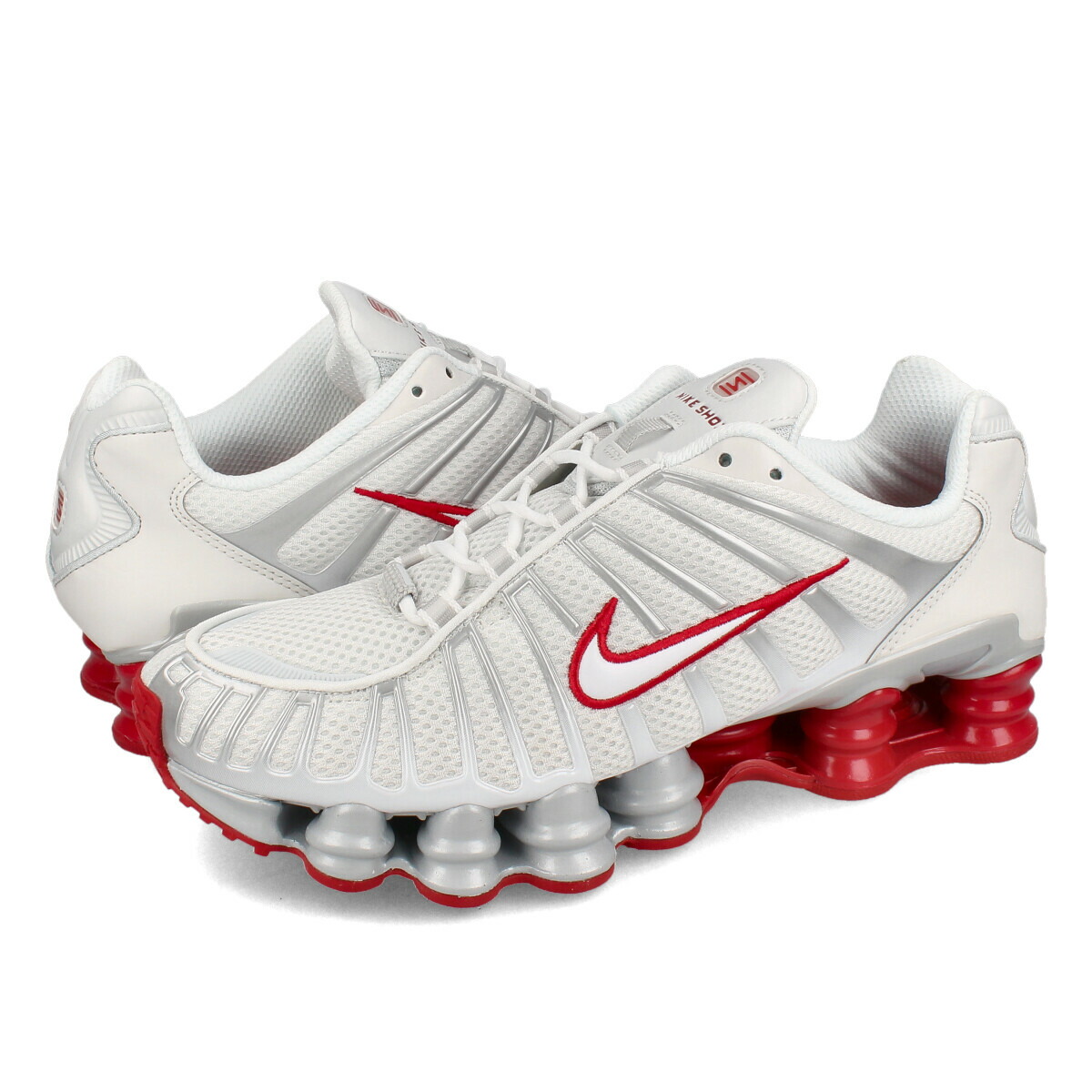 楽天市場】NIKE WMNS SHOX TL platinum tint/white-gym red