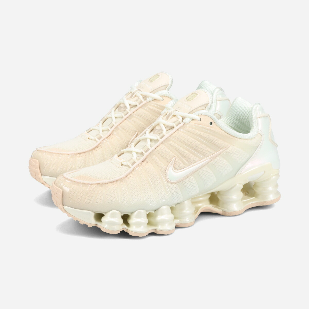NIKE WMNS SHOX TL ナイキ ウィメンズ ショックス TL メンズ スニーカー ローカット PEARL WHITE/SOFT PEARL/PARTICLE PINK ベージュ IH5075-219