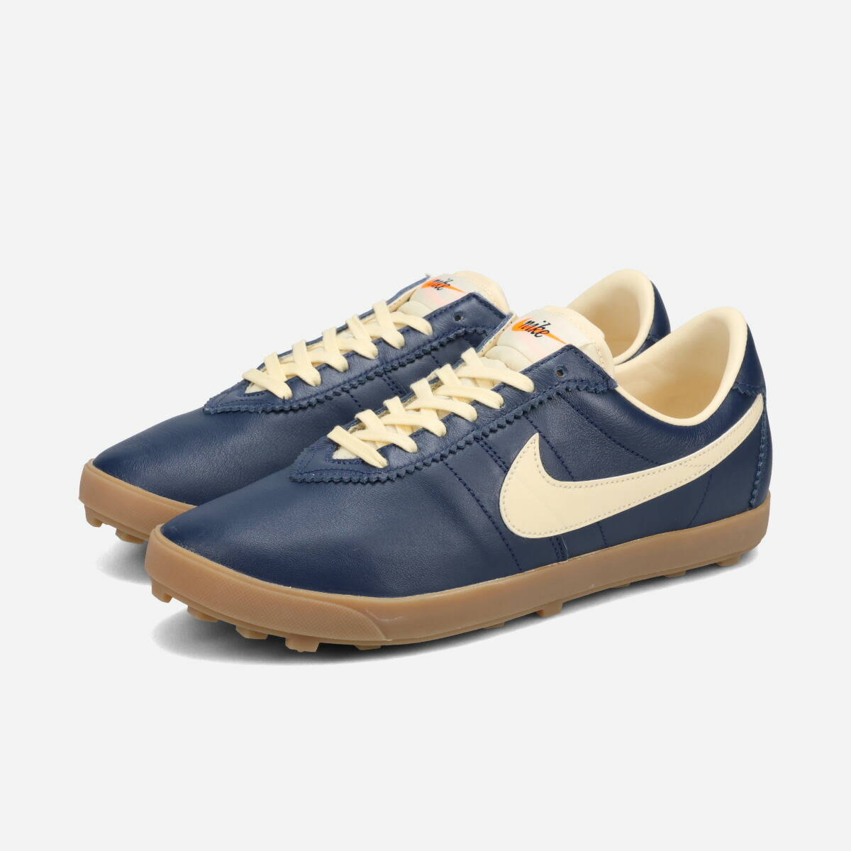 NIKE WMNS ASTROGRABBER LEATHER ナイキ ウィメンズ アストログラバー レザー メンズ レディース スニーカー ローカット MIDNIGHT NAVY/GUM LIGHT BROWN/MUSLIN ネイビー II1259-400