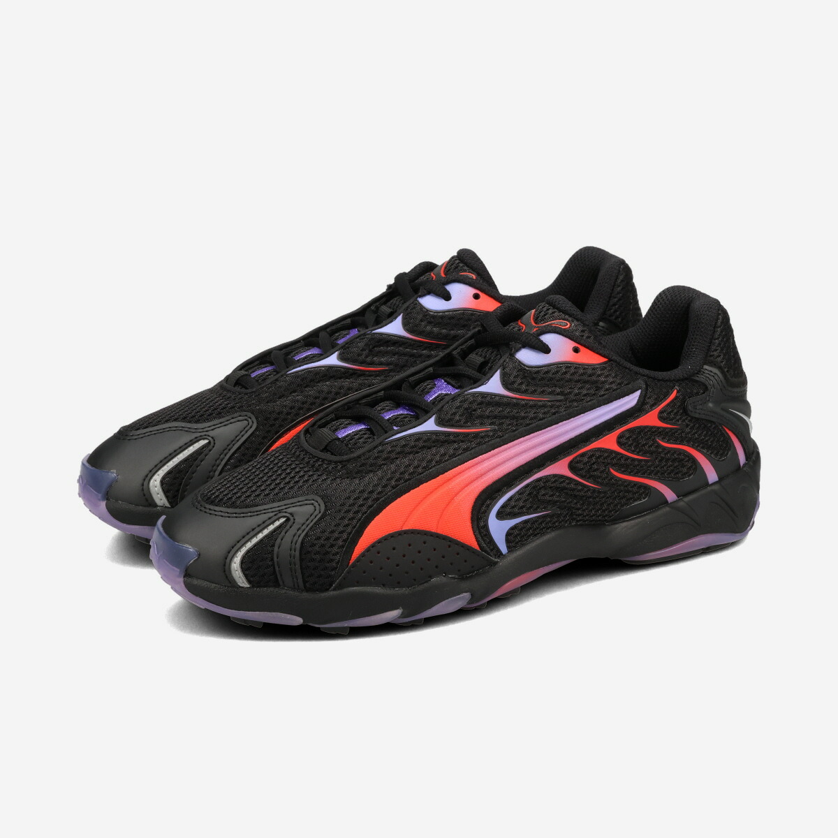 【50%OFF】 PUMA INHALE プーマ インヘイル メンズ スニーカー ローカット BLACK/RED ブラック 401560-02