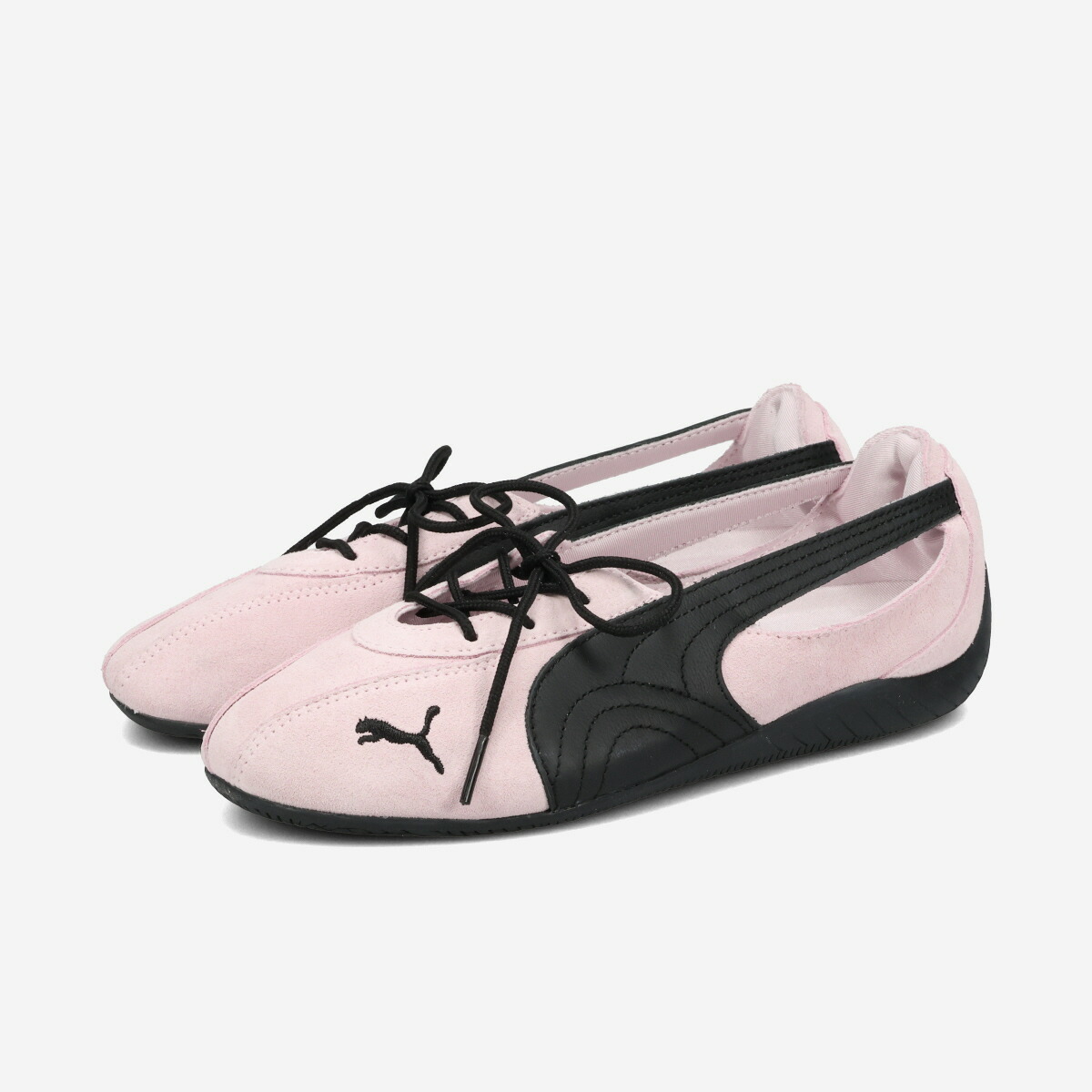 PUMA SPEEDCAT BALLET NOVA WNS プーマ スピードキャット バレエ ノヴァ ウィメンズ レディース スニーカー ローカット POWDER PINK/BLACK ピンク 408340-01｜KICKS LAB. 店