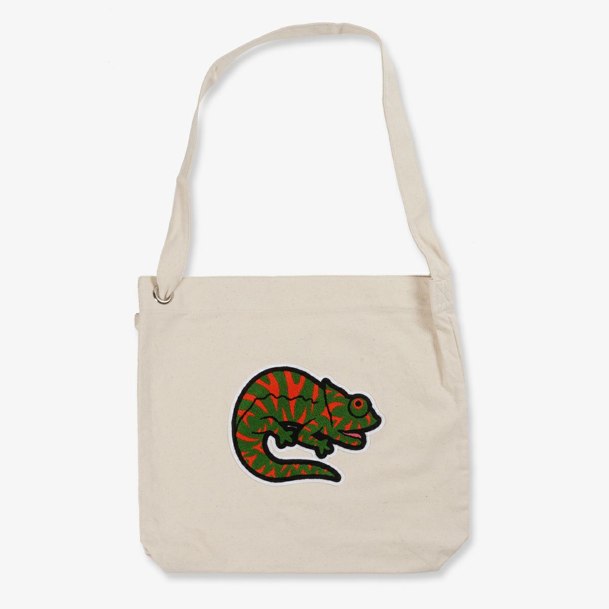 CRSB Chameleon Sacoche カメレオン サコッシュ メンズ ショルダーバッグ NATURAL/GREEN/RED ベージュ CRSB-SACOCHE-02-NAT