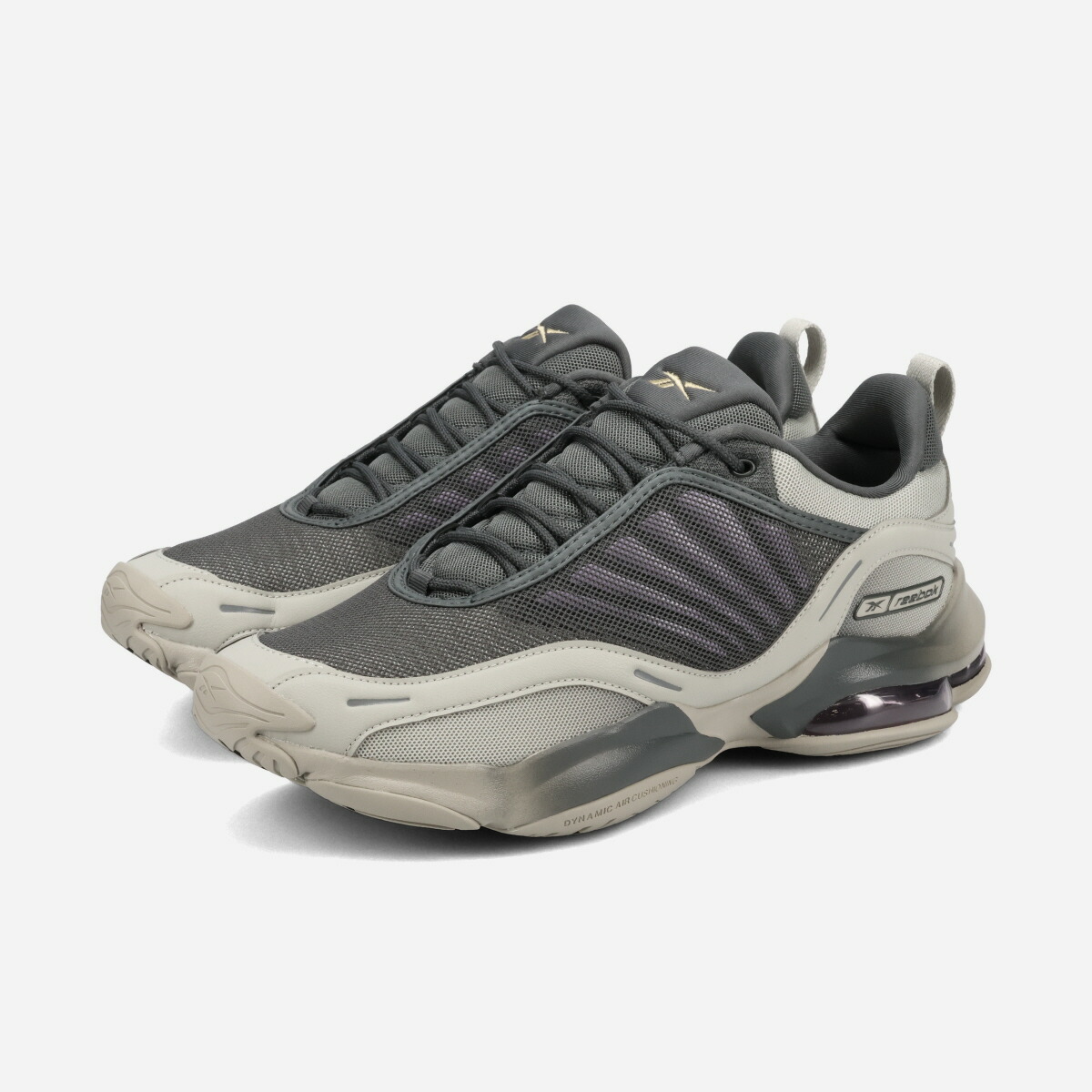 Reebok DMX SERIES 3000 リーボック DMX シリーズ 3000 メンズ スニーカー ローカット GREY/GREY/DREAM PURPLE グレー 100244455|KICKS LAB. 店