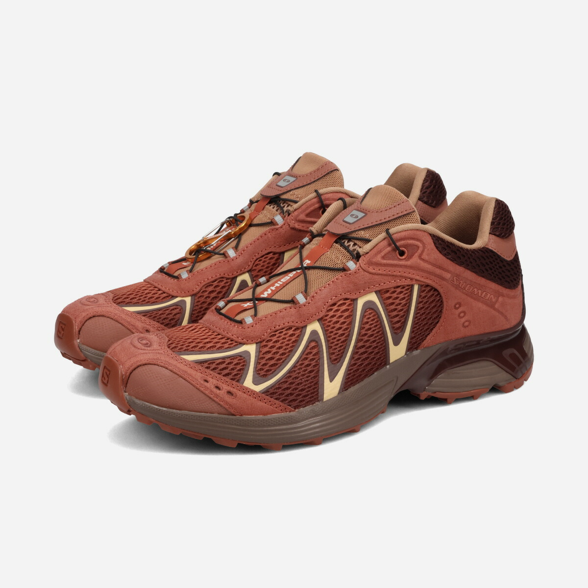 SALOMON XT-WHISPER RED ASHES サロモン エックスティー ウィスパー レッド アッシュズ メンズ スニーカー ローカット PECAN BROWN/CHILI/MUSTANG ブラウン L47971400
