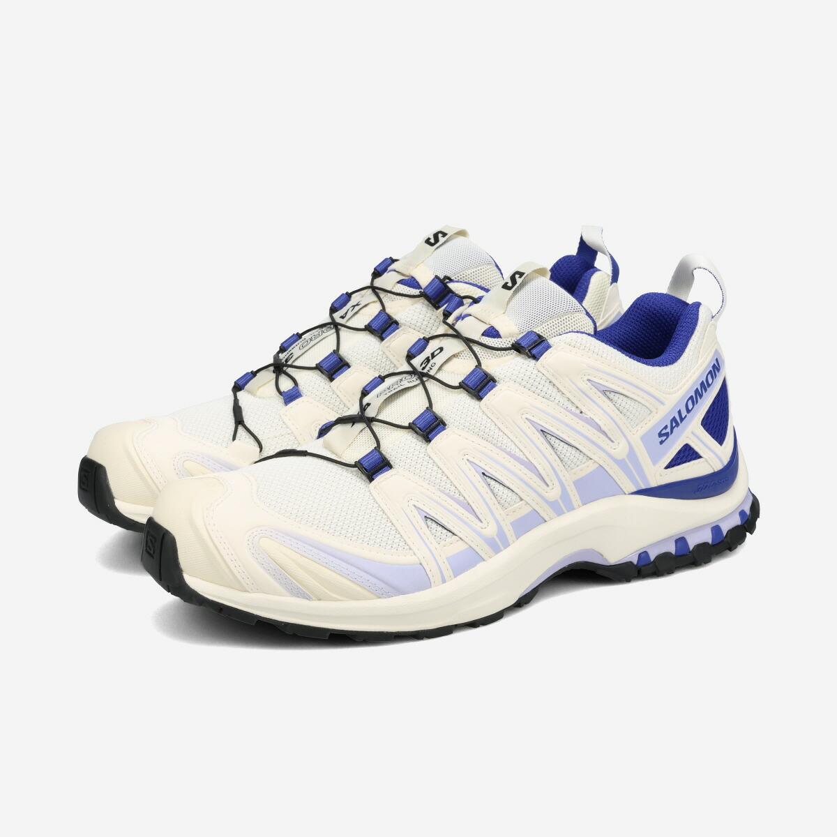 SALOMON XA PRO 3D サロモン エックスエー プロ 3D メンズ レディース スニーカー ローカット VANILLA ICE/BLUE/COSMIC SKY ベージュ L49172100｜KICKS LAB. 店 14,652円