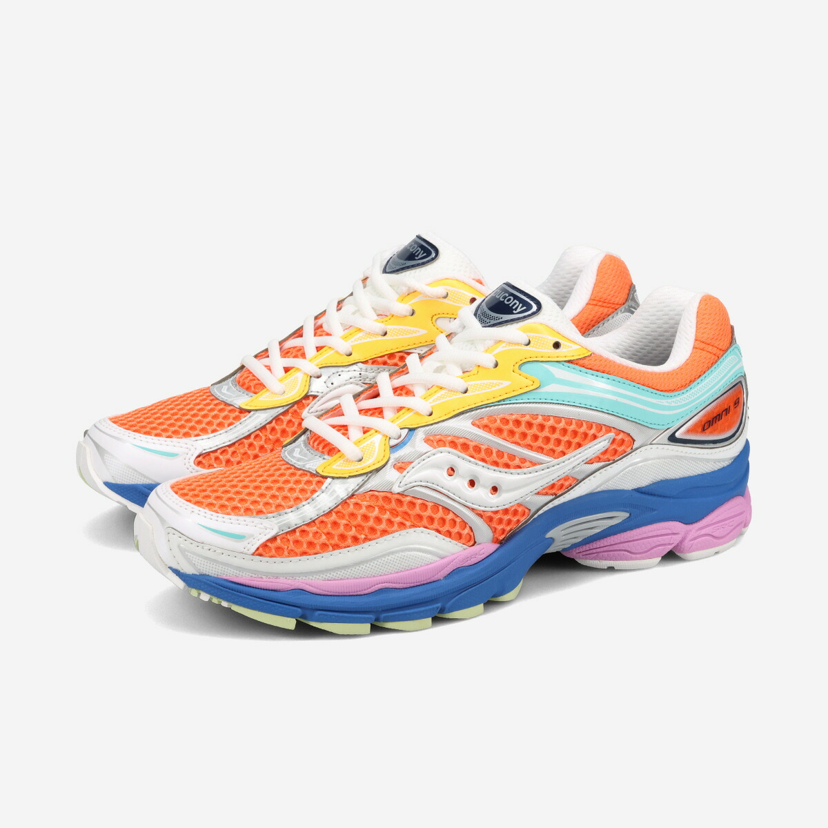 【10%OFF】 Saucony PROGRID OMNI 9 サッカニー プログリッド オムニ 9 メンズ スニーカー ローカット ORANGE/MULTI オレンジ S70739-53|KICKS LAB. 店