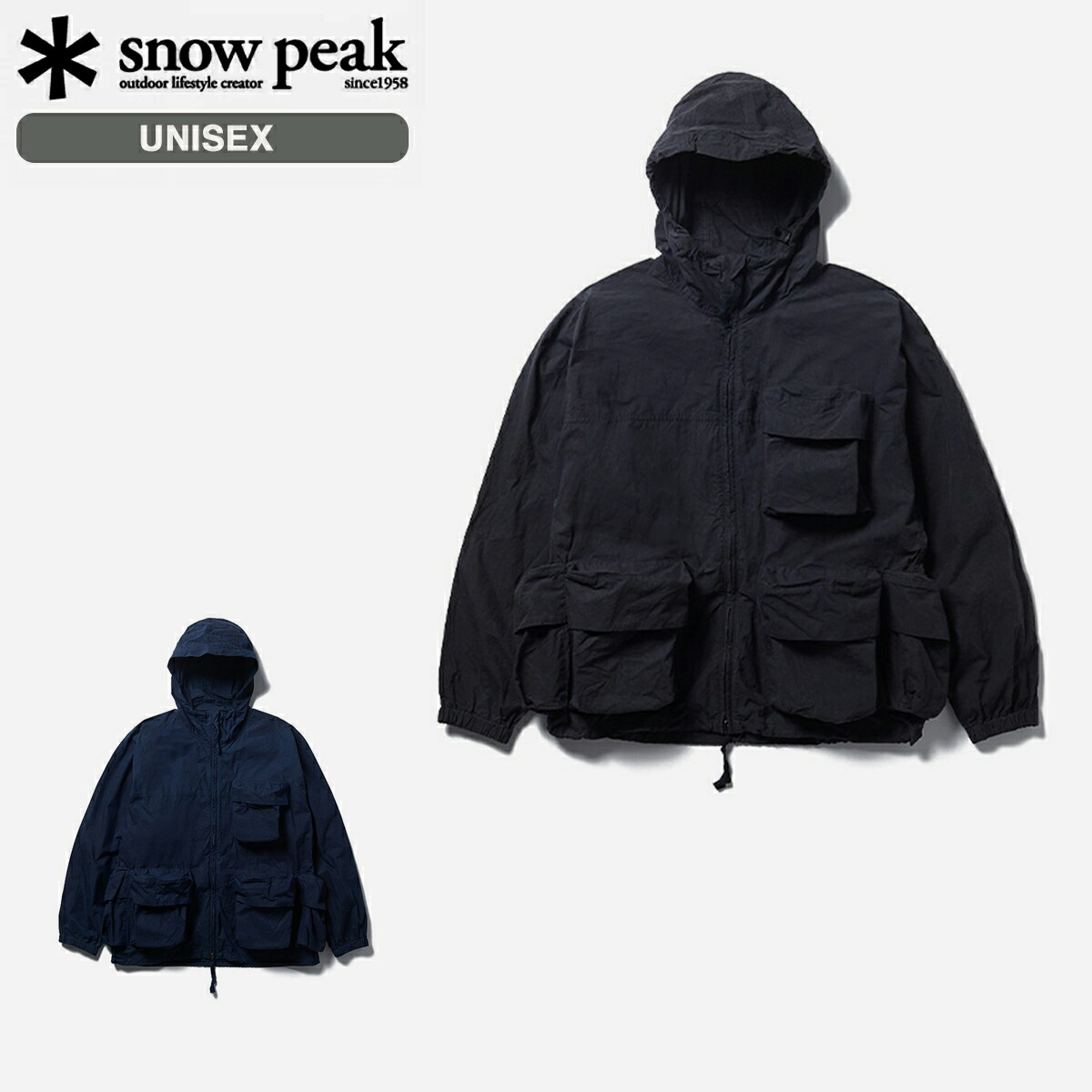 楽天市場】SNOW PEAK スノーピークINDIGO COTTON NYLON ANORAK