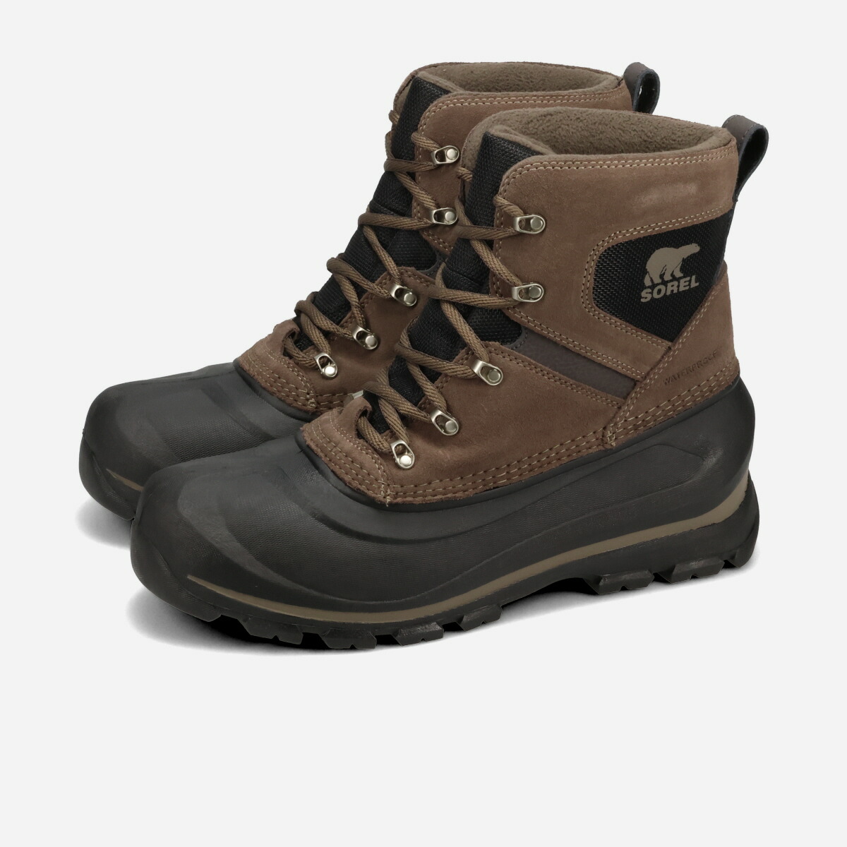 【プライスダウン】 SOREL BUXTON LACE BOOT WP ソレル バクストンレース ブーツウォータープルーフ メンズ ブーツ MAJOR/BLACK ブラウン NM5081-245画像
