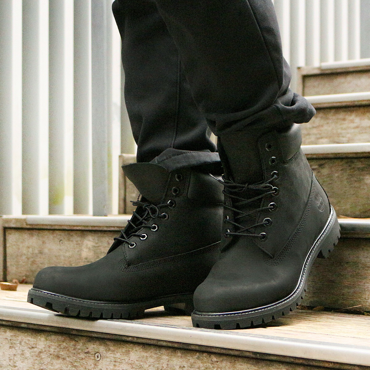 【毎日がお得!値下げプライス】TIMBERLAND6inchBOOTティンバーランド6インチブーツBLACK黒【メンズ】10073