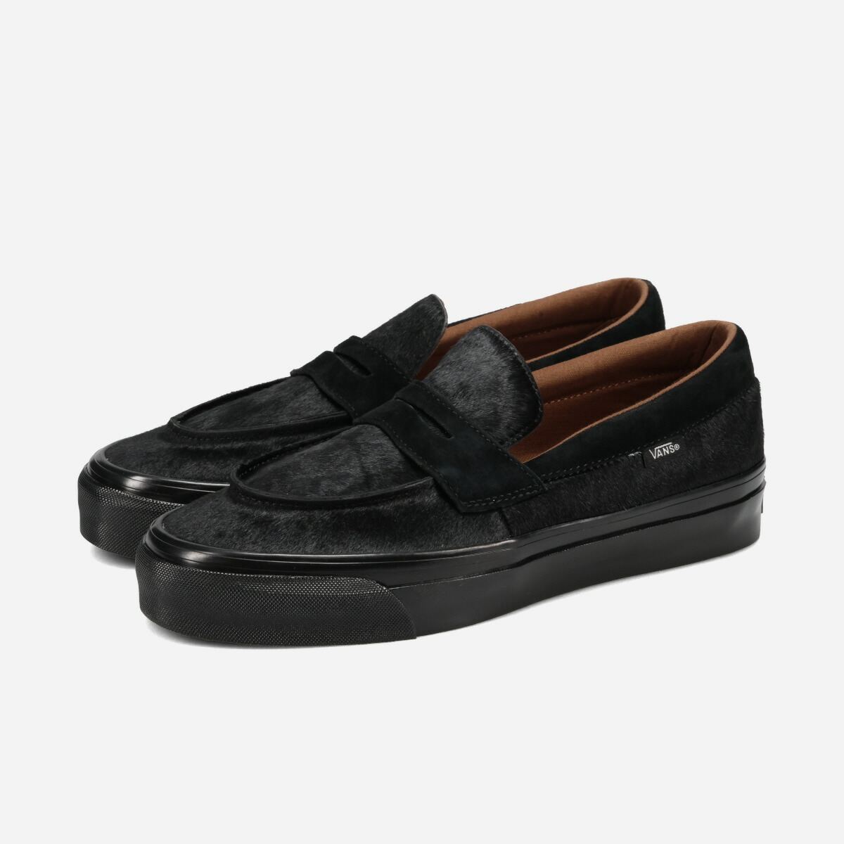 VANS LX LOAFER 53 PONY HAIR バンズ LX ローファー 53 ポニー ヘア メンズ レディース スニーカー ローカット BLACK ブラック VN000VASBLA