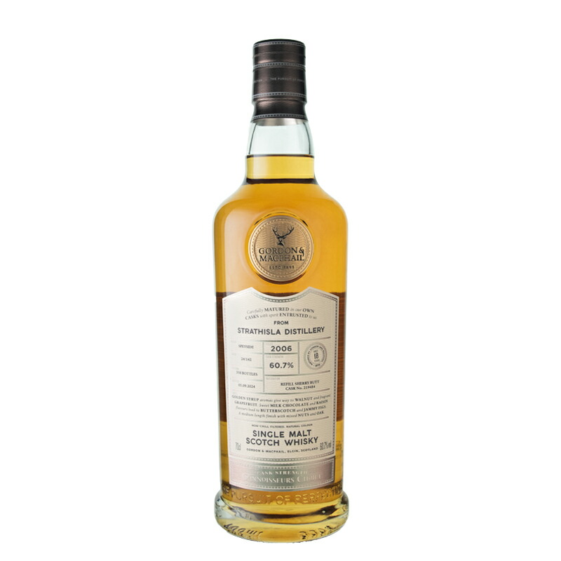【値下】ストラスアイラ Gordon & MacPhail 2006 700ml 値下】ストラスアイラ Gordon & MacPhail 2006 700ml - メルカリ