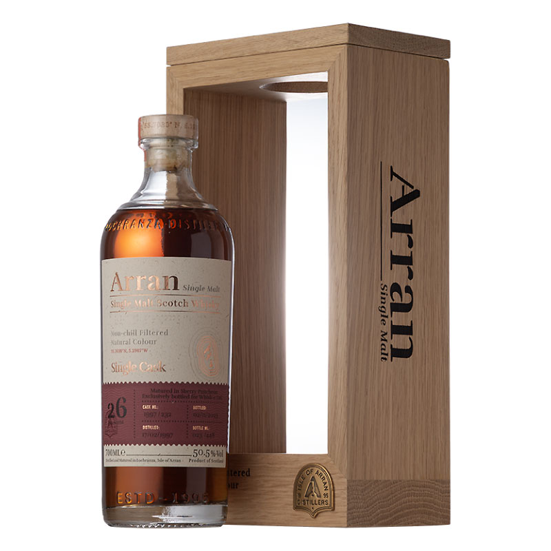 アランウィスキー　プレミアカスク　21年 Arran 20y 2001-2021 Premium Cask for Billy's Whisky Barrel