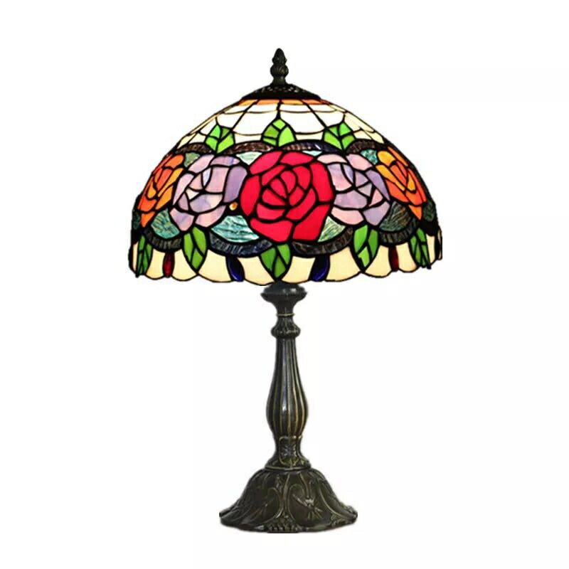 楽天市場】A020029ステンドグラスランプ ．卓上スタンド 豪華テーブル