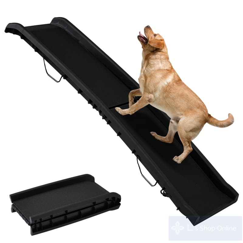 2つ折りドッグスロープ 犬ステップ 車用
