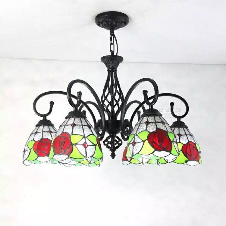 楽天市場】A043726ステンドグラス．ペンダントライト豪華天井照明