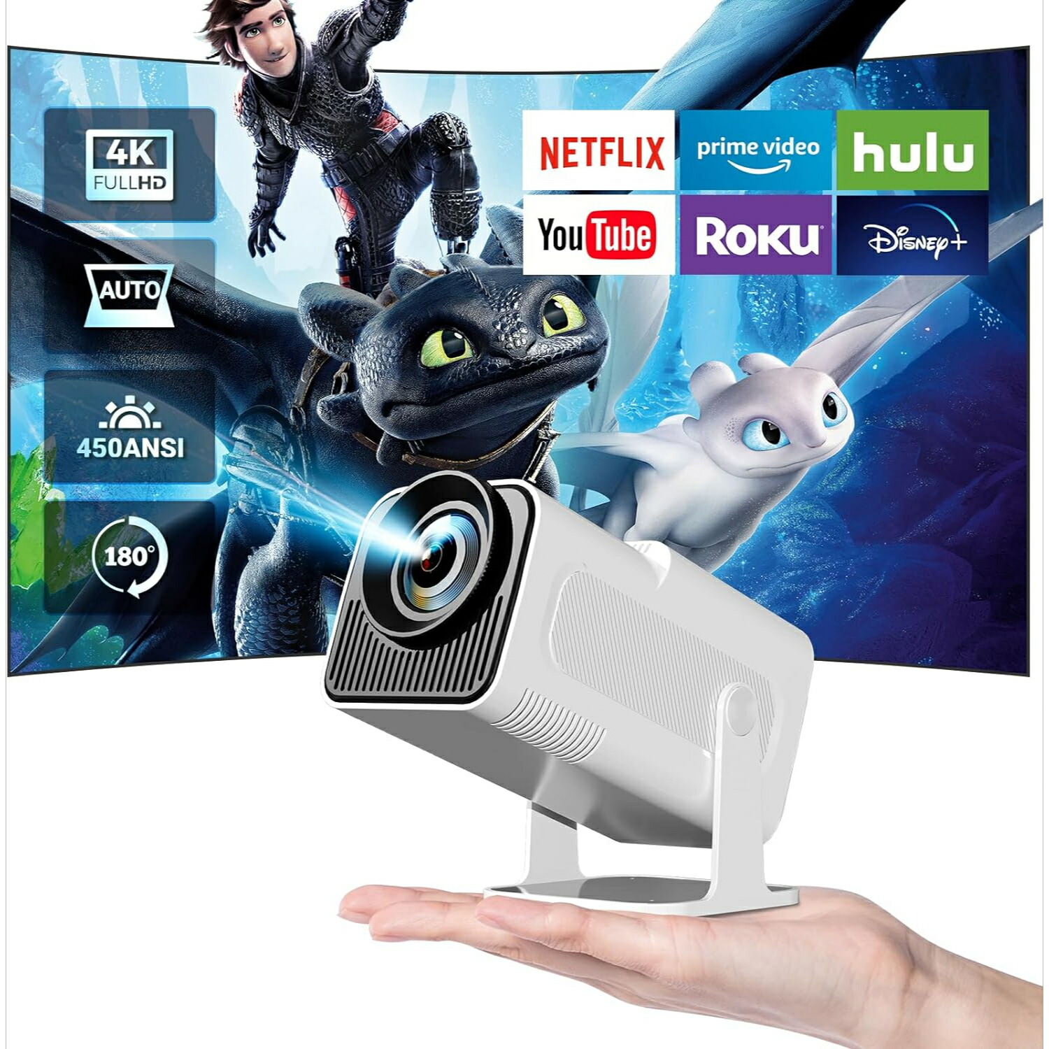 大特価！Android TV 11.0搭載　プロジェクター 天井 フルHD 大特価！Android TV 11.0搭載 プロジェクター 天井 フルHD Android TV