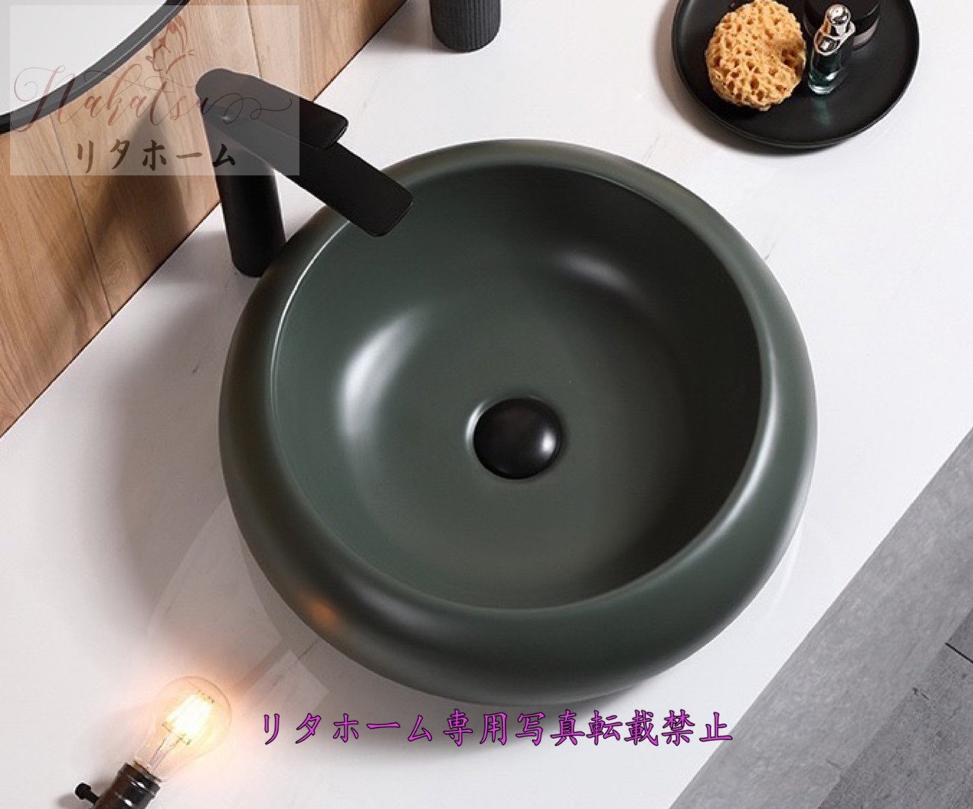 高級洗面台 洗面ボウルセット洗面ボール 陶器 手水鉢 手洗器蛇口 排水金具付き 64,472円