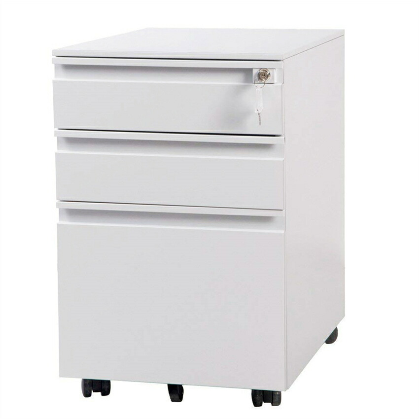 オフィスワゴン 3段ワゴン オートロック機能 キャスター付き A4対応 耐荷重30kg 安全 安心 丈夫 超静音 収納スペースたっぷり 高品質|L’s Shop Online