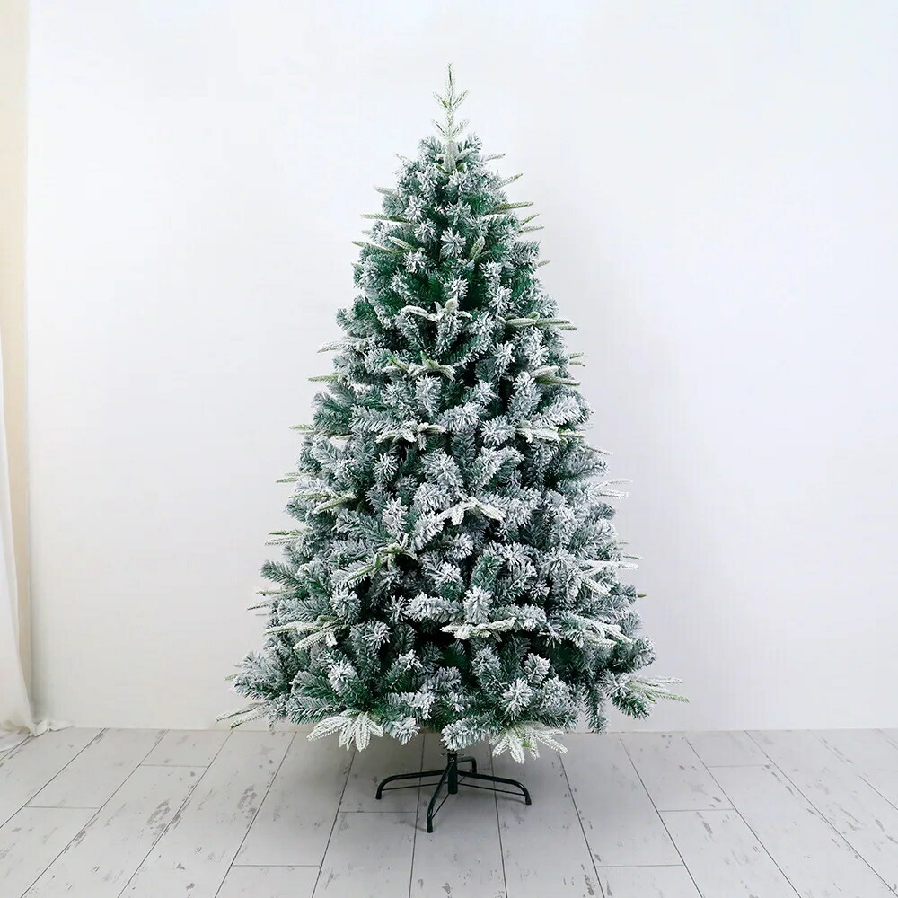 混合スプレーライト,PE PVC雰囲気,家の装飾用品,1.2m-2.4mの植毛クリスマスツリー|L’s Shop Online