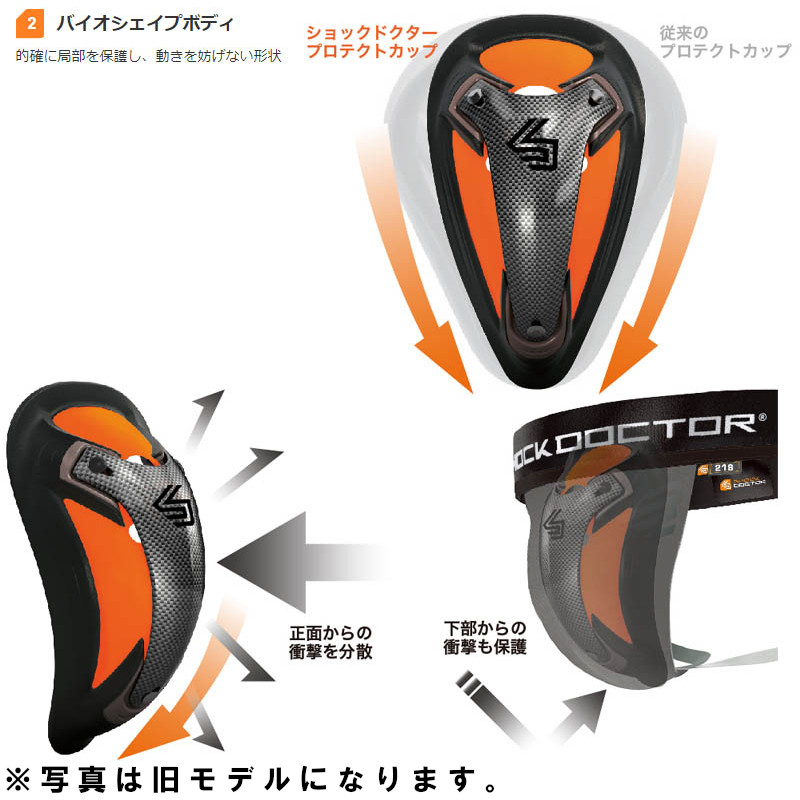 ショックドクター Shockdoctor カーボンフレックスカップ ファールカップ ファウルカップ 金的サポーター 金カップ チンカップ