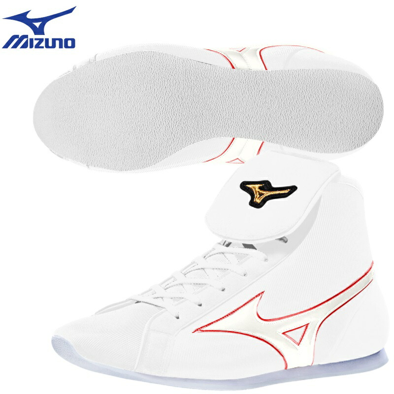 Mizuno ボクシングシューズ シルバー/レッド Mizuno ボクシングシューズ シルバー/レッド - メルカリ