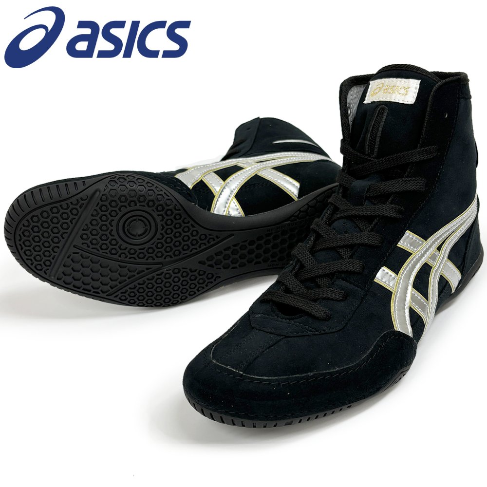 ASICS レスリングシューズ ブラック/イエロー ASICS 【サイズ交換送料無料】アシックス asics レスリング