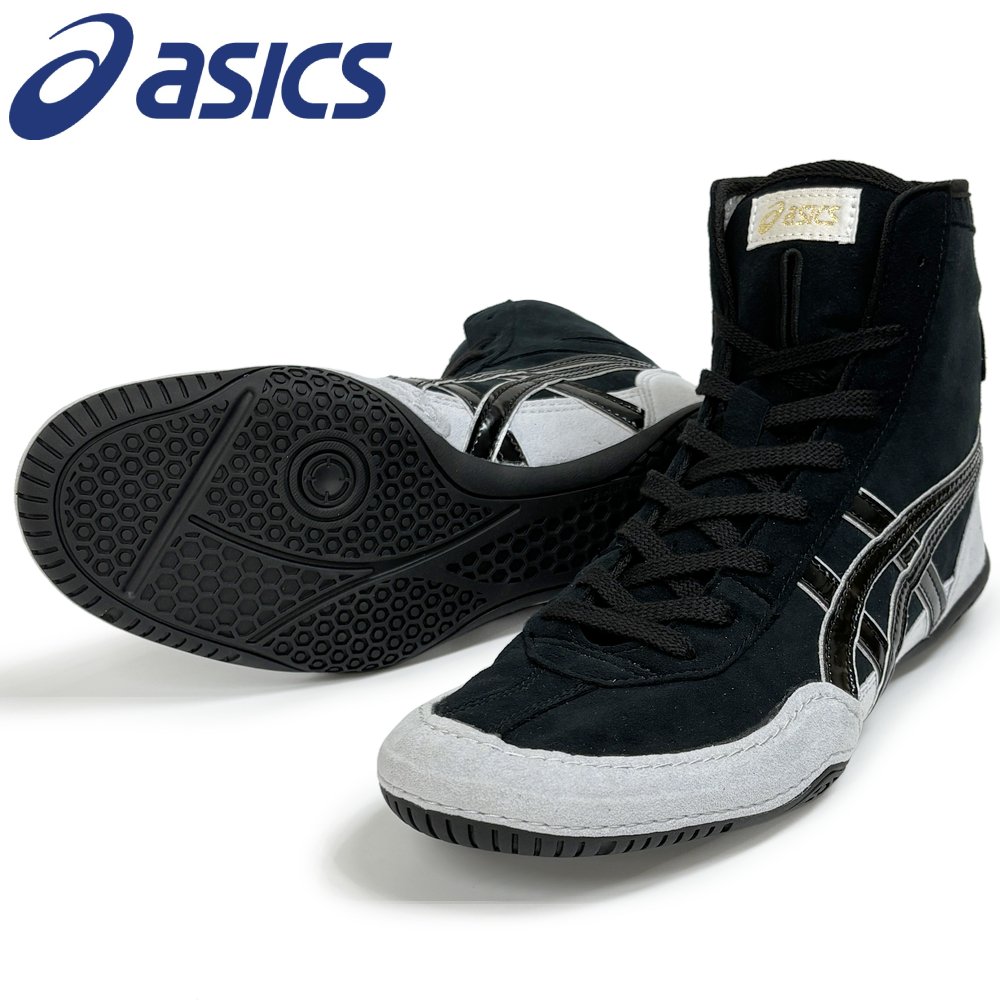 【大きさ取り替えっこ貨物輸送無料】アシックス asics レスリングシューズ 1083A001 ライナースポーツオリジナルデザイン ボクシングシューズ 黒いこと×薄墨色 A547