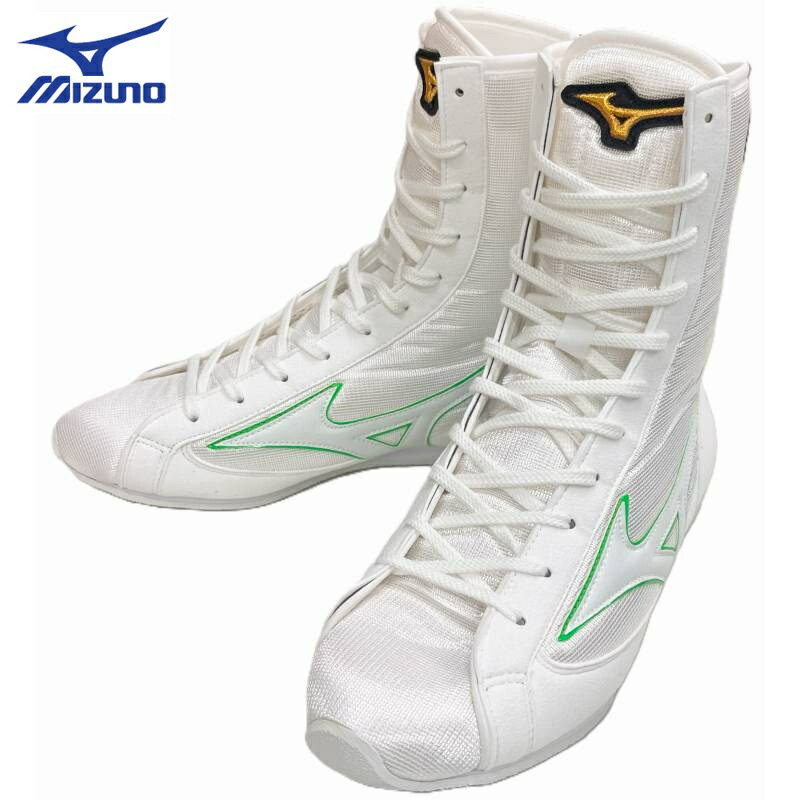 Mizuno ボクシングシューズFINISHER MID(白×黒) / センタースポーツ